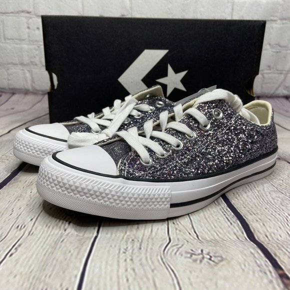 converse all star ox glitter